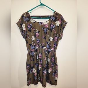 Floral hippie rose dress